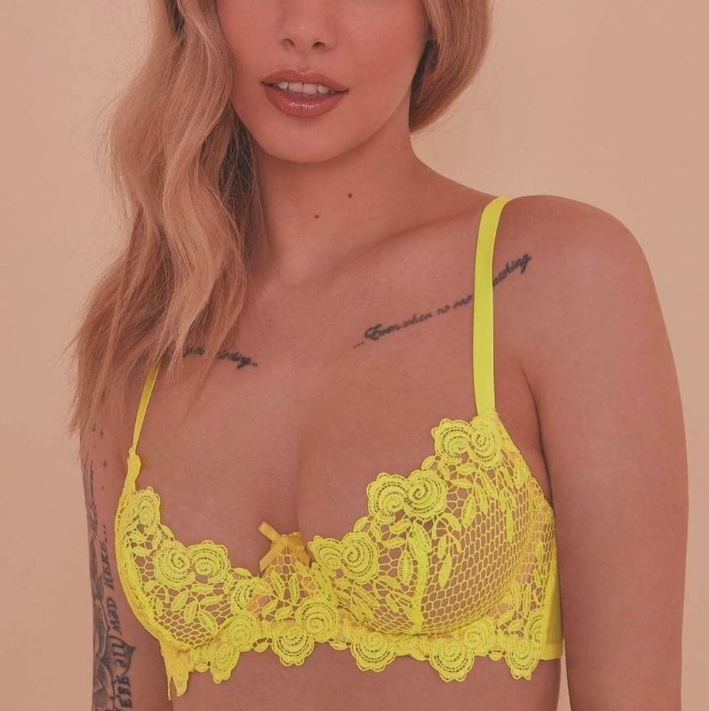 Regalia Xena Neon Rose Bra 34DD